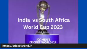 Read more about the article ICC World Cup 2023 India vs South Africa Tickets Booking Online, Price, Official Website, sale date, update bookmyshow, live streaming TV app