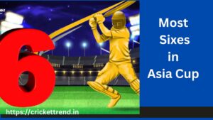 Read more about the article Most Sixes In Asia Cup History Top 10 batsman