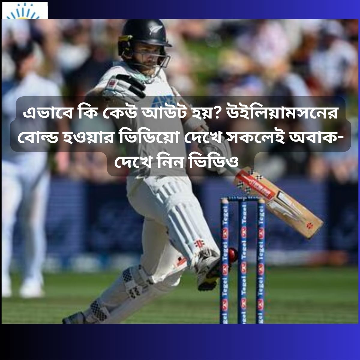 You are currently viewing NZ vs ENG Test: এভাবে কি কেউ আউট হয়? উইলিয়ামসনের বোল্ড হওয়ার ভিডিয়ো দেখে সকলেই অবাক